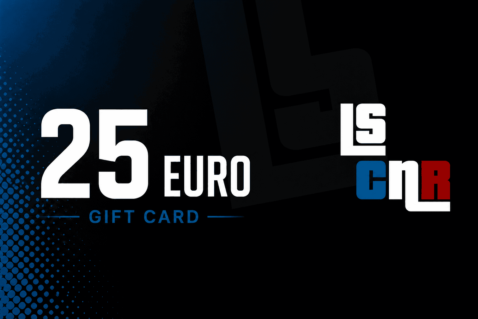 25€ Giftable giftcard code